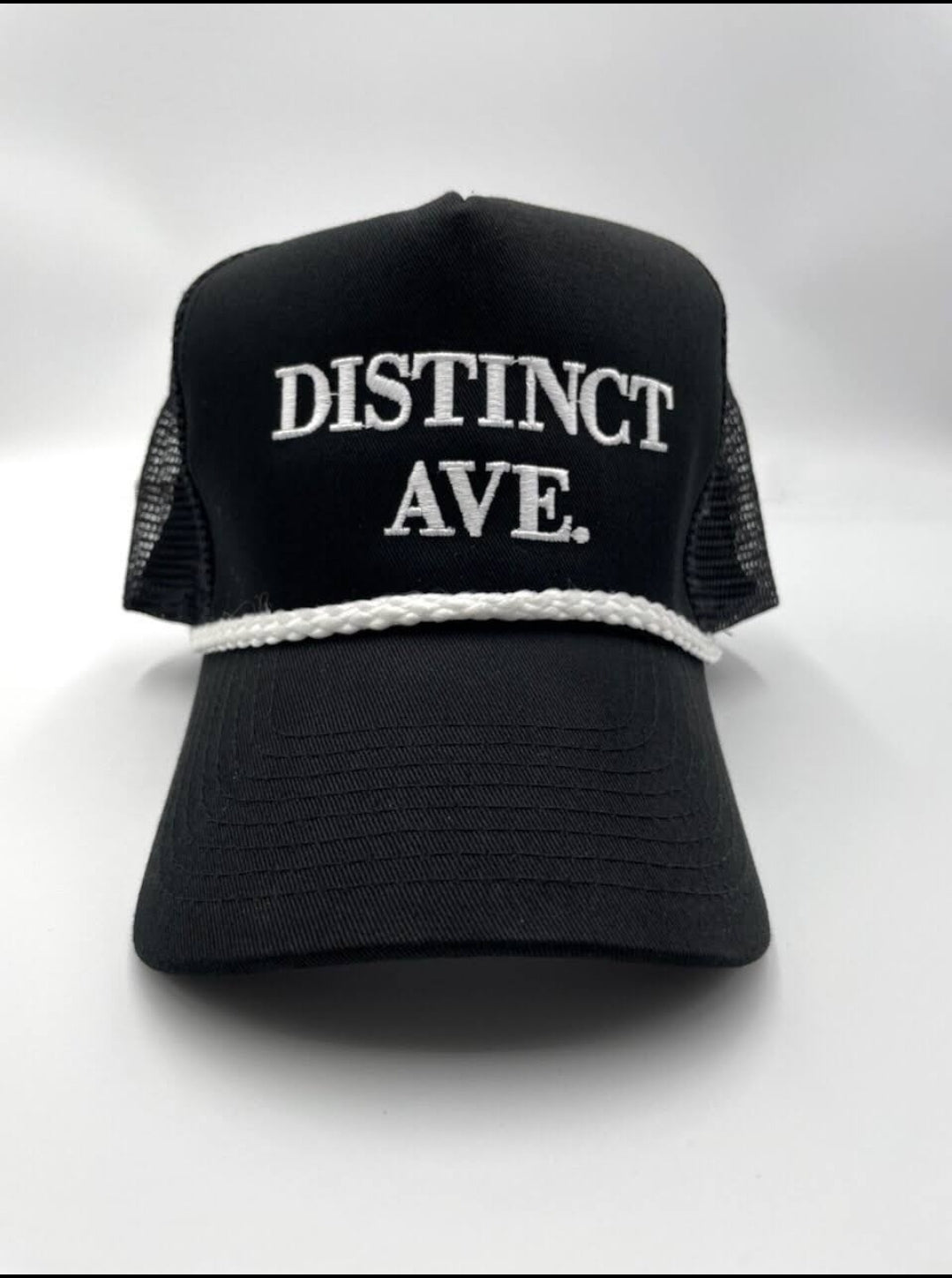 Black 5 Panel Logo Cap