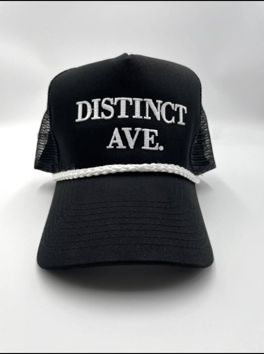 Black 5 Panel Logo Cap